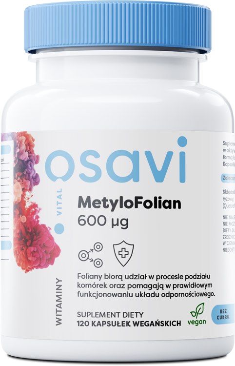 Osavi metüülfolaat 600 mcg 120 kapslit