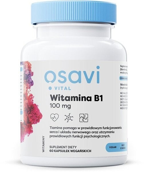Osavi B1-vitamiin 100 mg 60 kapslit
