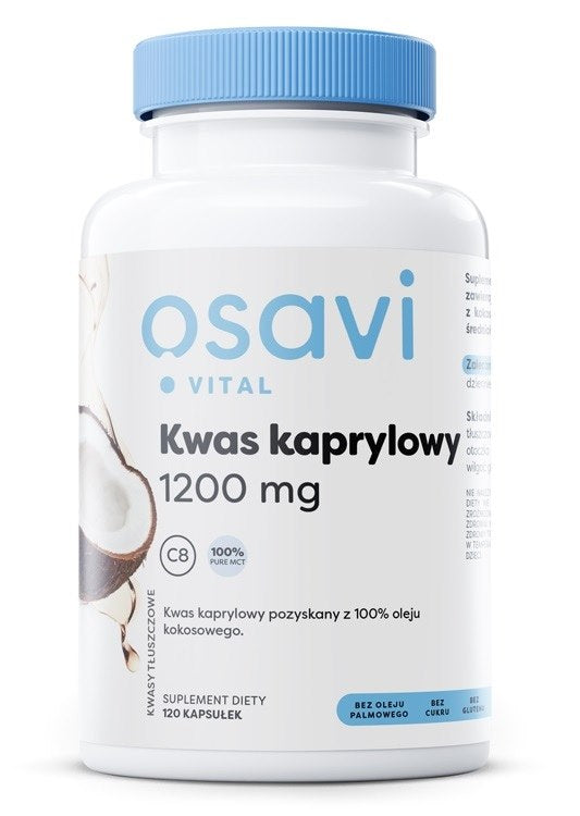 Osavi kaprüülhape 600 mg 120 kapslit
