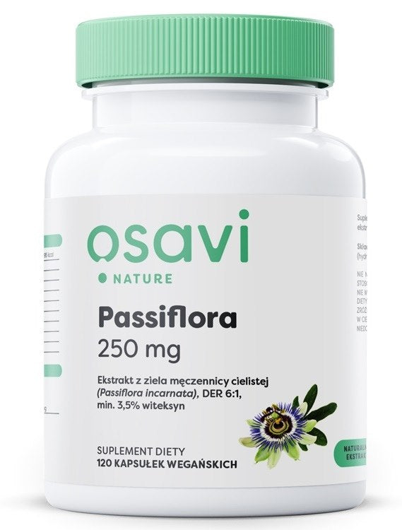 Osavi Passiflora - ekstrakt 250 mg 120 kapslit