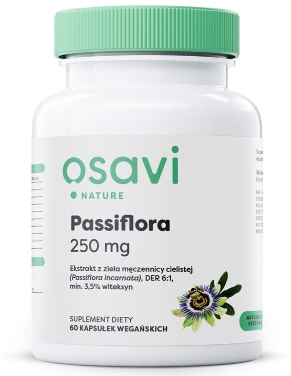 Osavi Passiflora – ekstrakt 250 mg 60 kapslit