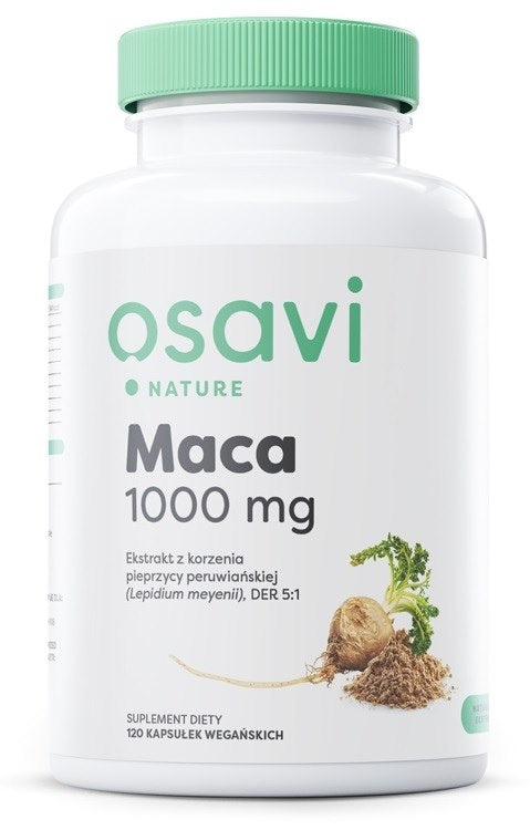 Osavi Maca juure – 5:1 ekstrakt 500 mg 120 kapslit