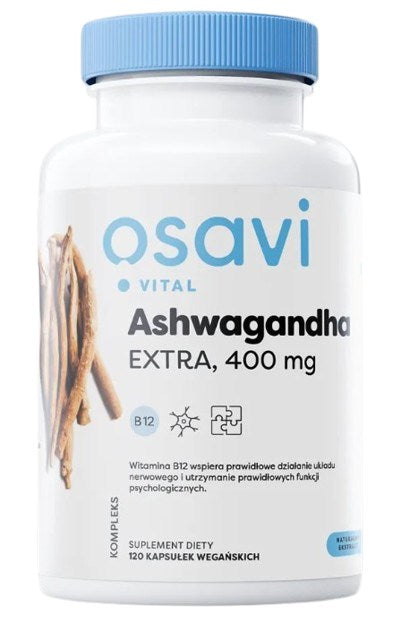 Osavi Ashwagandha Extra 400 mg 120 kapslit