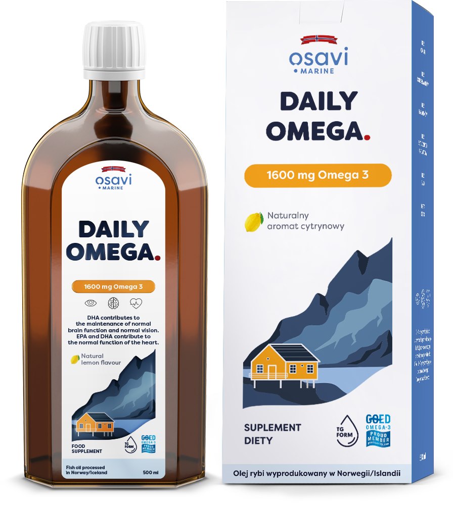 Osavi Daily Omega 1600 mg – sidrunimaitseline 500 ml