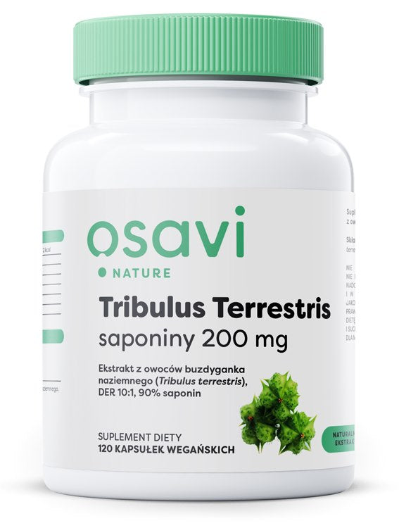 Osavi Tribulus Terrestris, saponiinid 200 mg 120 kapslit
