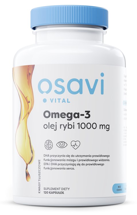 Osavi Omega-3 kalaõli 1000 mg 120 kapslit