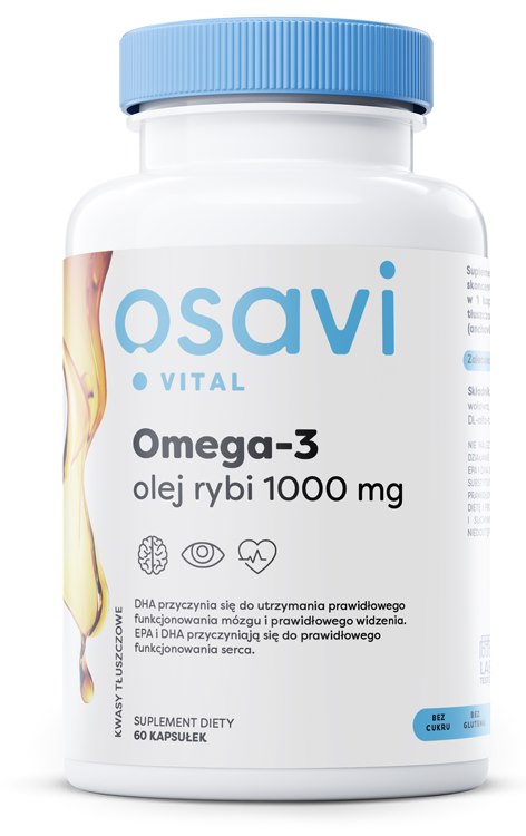 Osavi Omega-3 kalaõli 1000 mg 60 kapslit