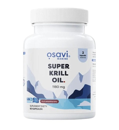 Osavi Super Krill Oil merekrillõli 1180 mg 120 kapslit