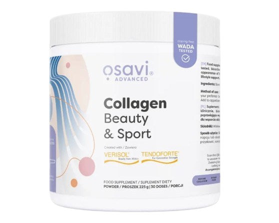 Osavi kollageeni ilu ja spordi toidulisand arenenud 225 g