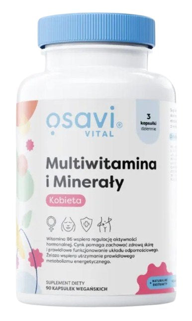 Osavi multivitamiinid ja mineraalained naistele 90 kapslit