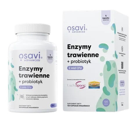 Osavi seedeensüümid + probiootikum 120 kapslit