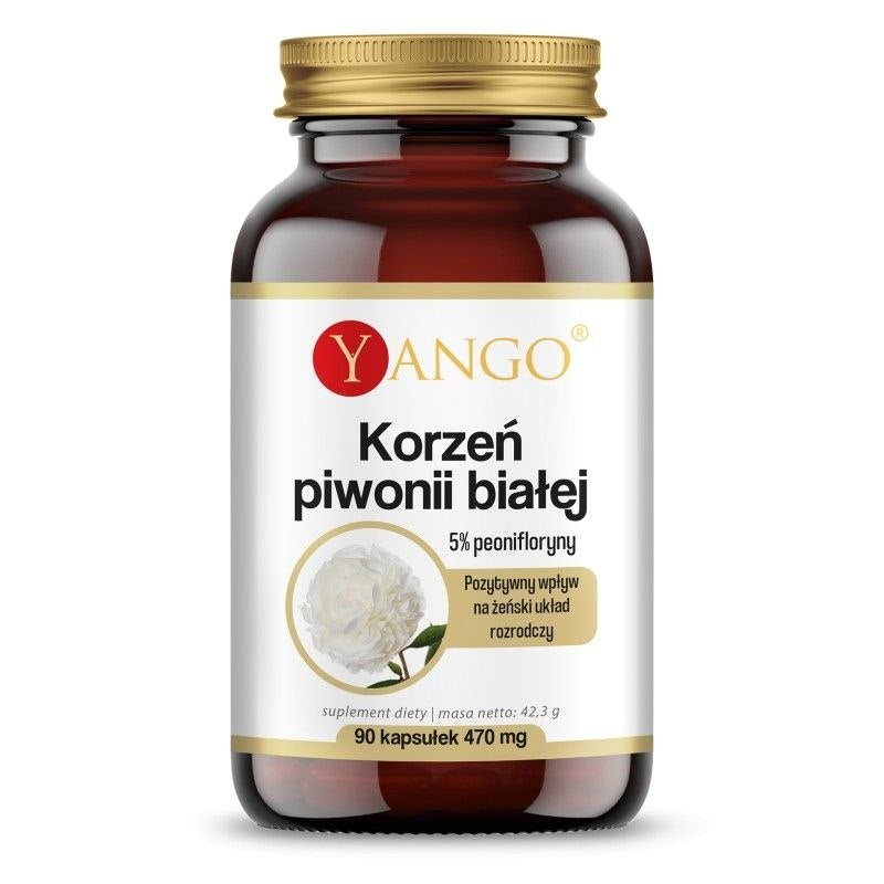 Yango valge pojengi juur 90 kapslit