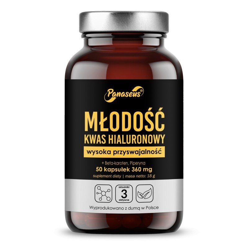PANASEUS nooruse hüaluroonhape 50 kapslit