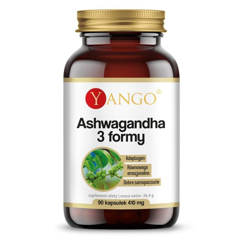 Yango Ashwagandha – 3 vormid 90 kapslit