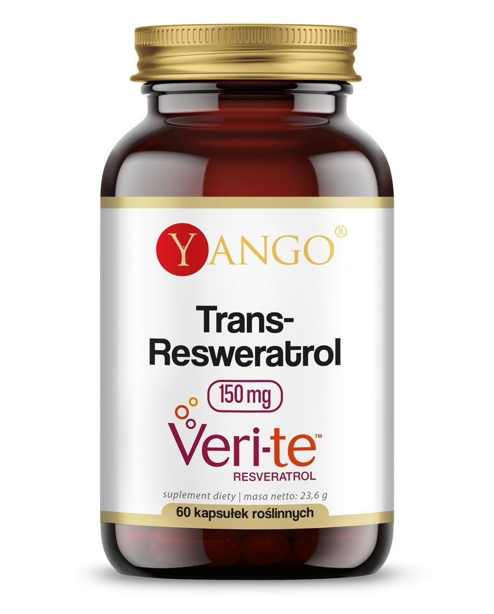 Yango Trans-Resveratrol Veri-te 150 mg 60 kapslit