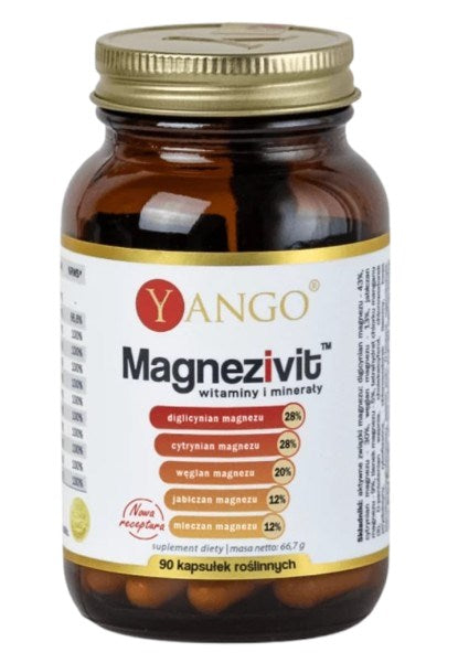 Yango Magnezivit – vitamiinid ja mineraalained 90 kapslit