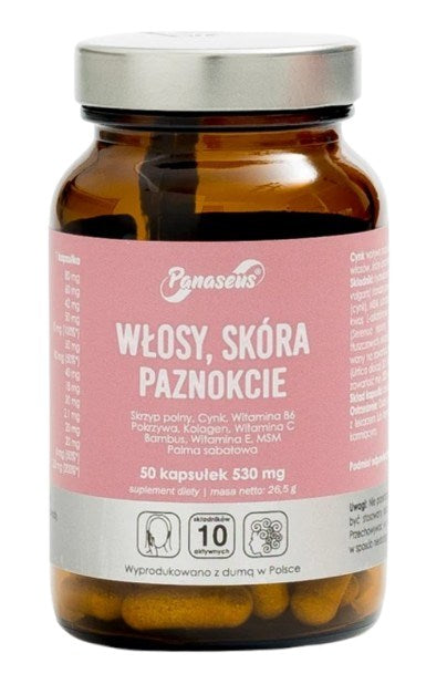 PANASEUS juuksed, nahk, küüned 50 kapslit