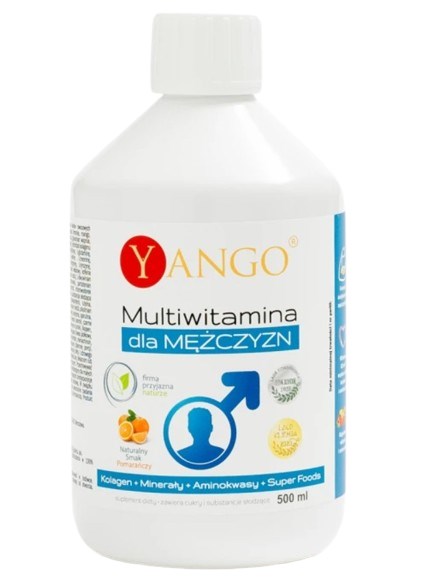 Yango Multivitamiin meestele 500 ml