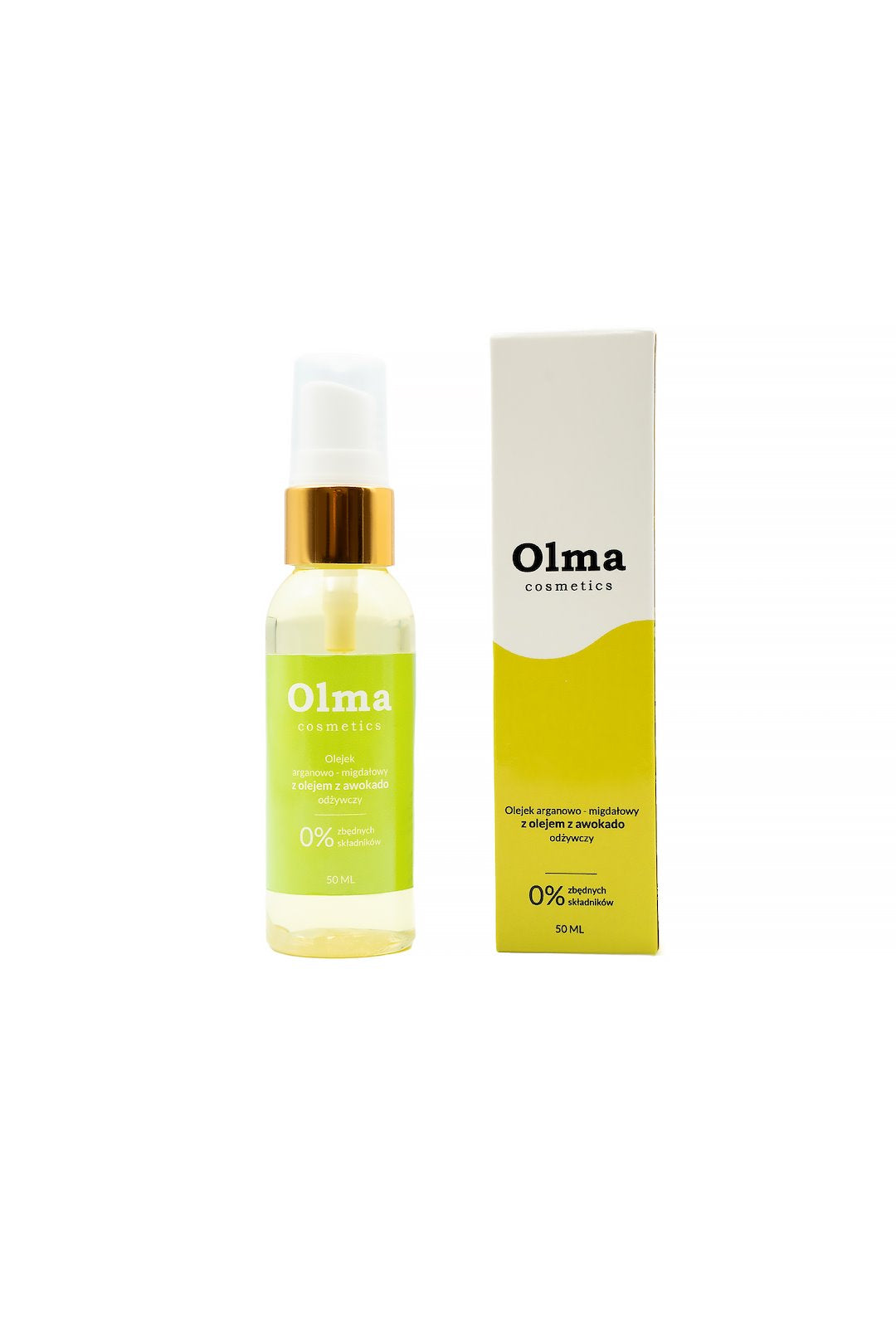 OLMA COSMETICS Argaania- ja mandliõli avokaadoõliga – toitev 50 ml