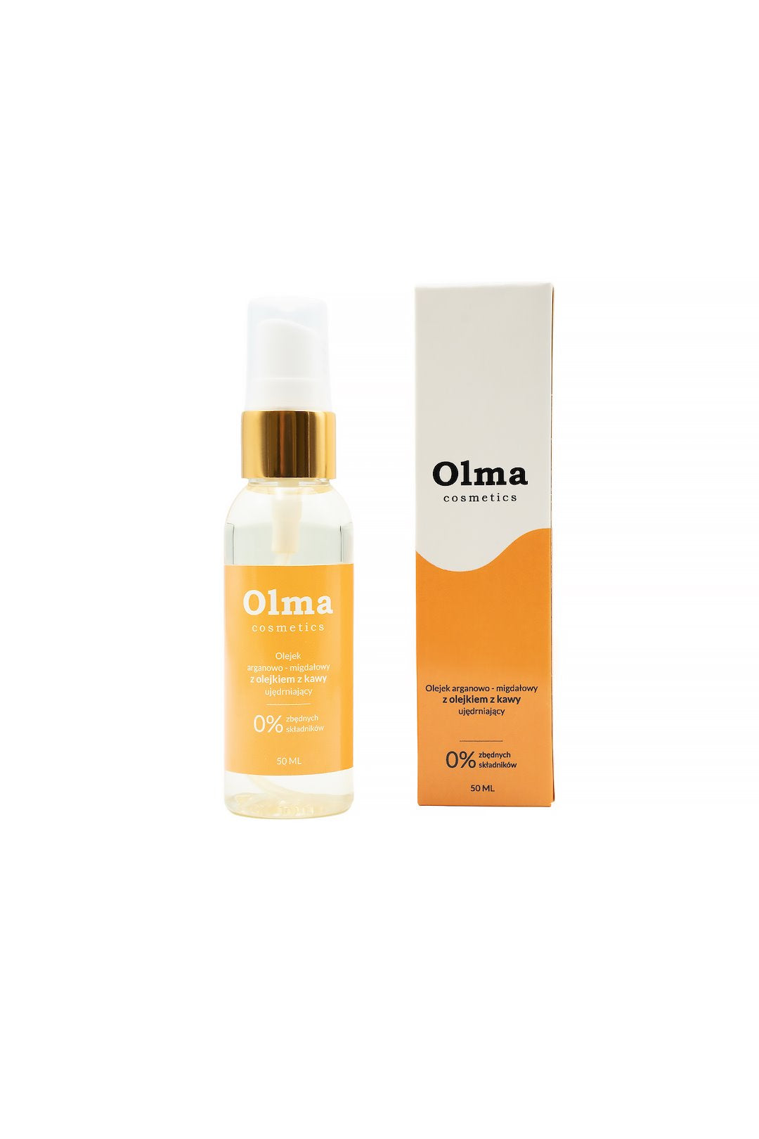 OLMA COSMETICS Argaani- ja mandliõli kohviõliga – Pinguldav 50 ml