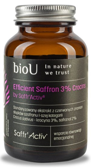 BIOU safran – tõhus safran Saffr'Activ 60 kapslit