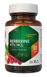 HEPATICA Berberine 97 % HCL – Puhas ekstrakt – Berberiini 500 mg 60 kapslit
