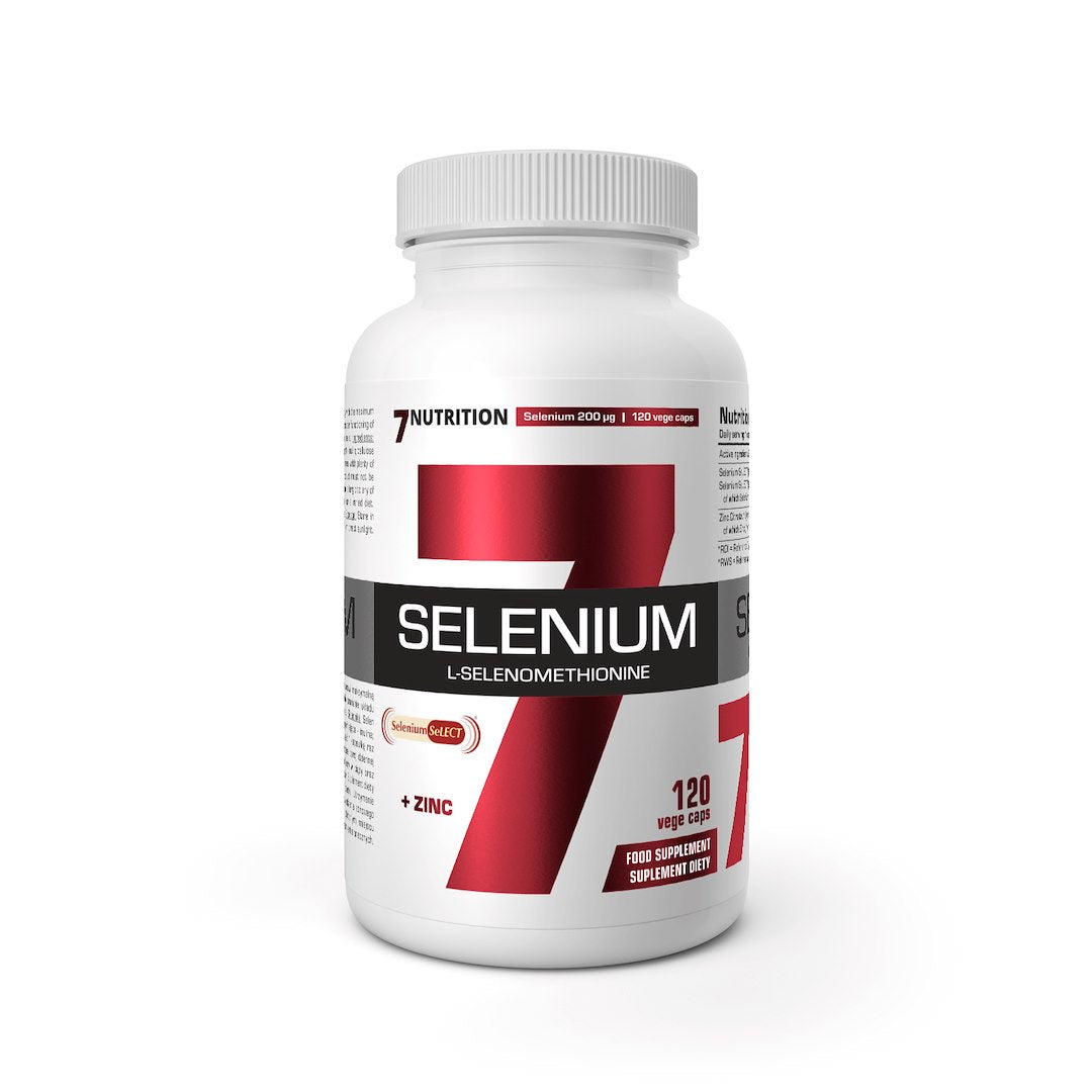 7Nutrition Seleen L-selenometioniin + tsink - Seleen + tsink 120 kaps.