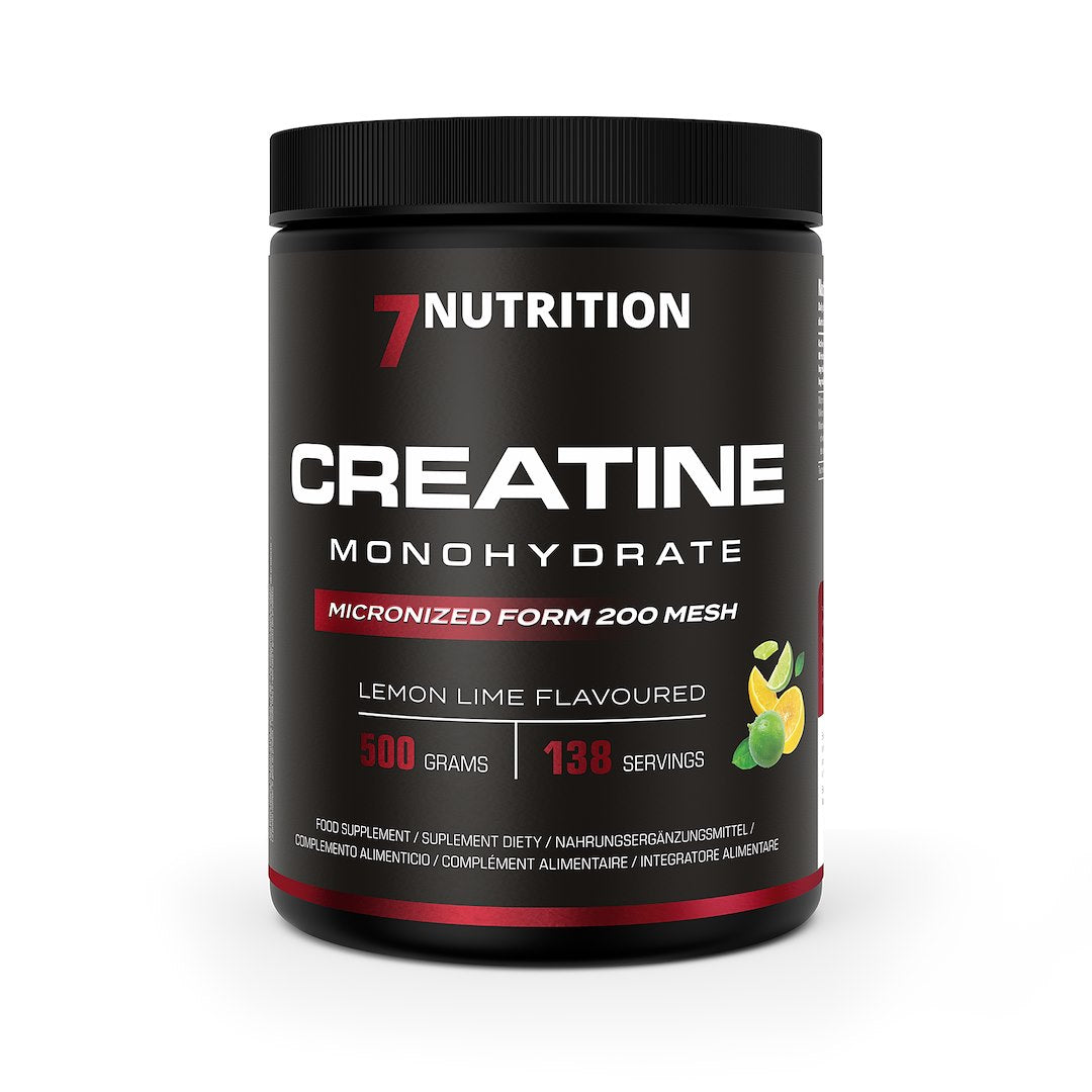 7Nutrition Creatine Monohydrate Lemon & Lime Flavor – kreatiini monohüdraat – sidruni ja laimi maitsega 500 g