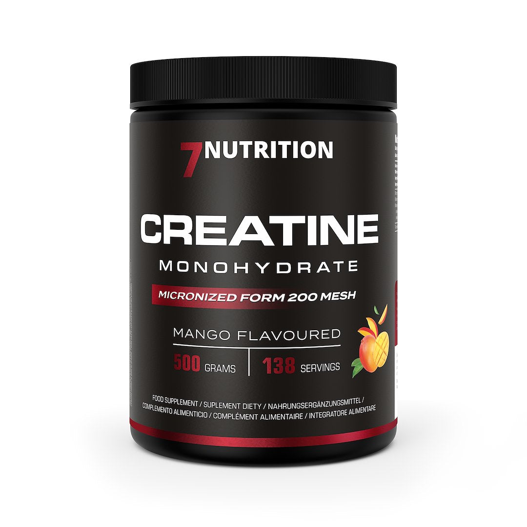 7Nutrition kreatiinmonohüdraat mangomaitseline - kreatiinmonohüdraat - mangomaitseline 500 g