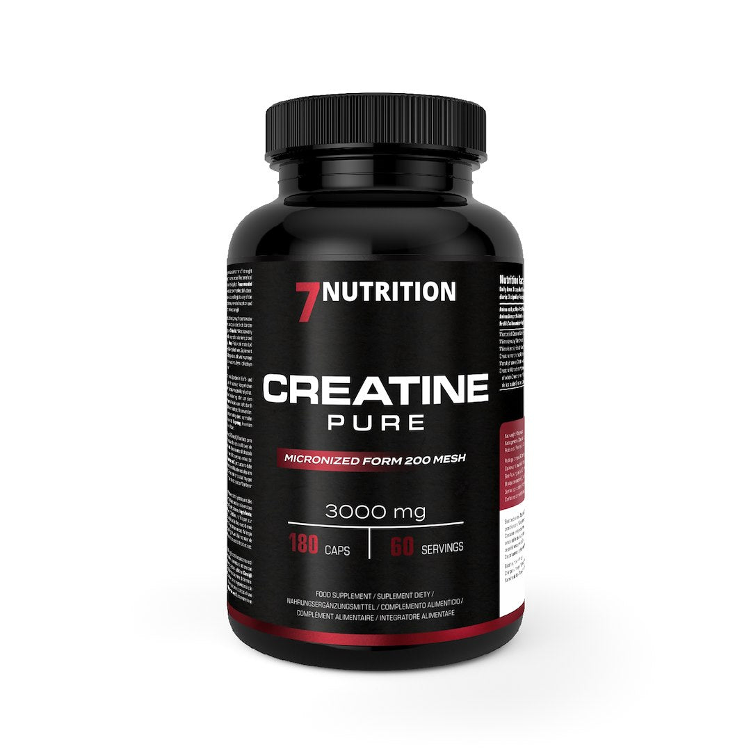 7Nutrition Creatine Pure – mikroniseeritud kreatiinmonohüdraat 180 kapslit