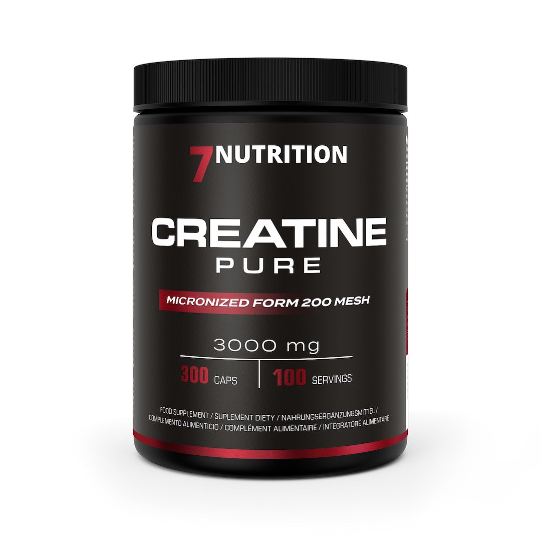 7Nutrition Creatine Pure – mikroniseeritud kreatiinmonohüdraat 300 kaps.