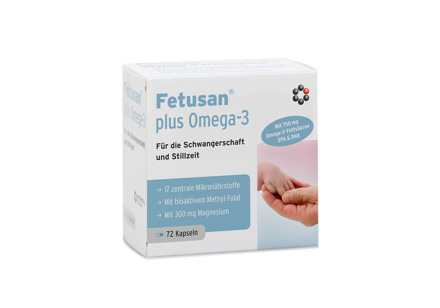 INTERCELL PHARMA Fetusan plius Omega-3 72 kaps.