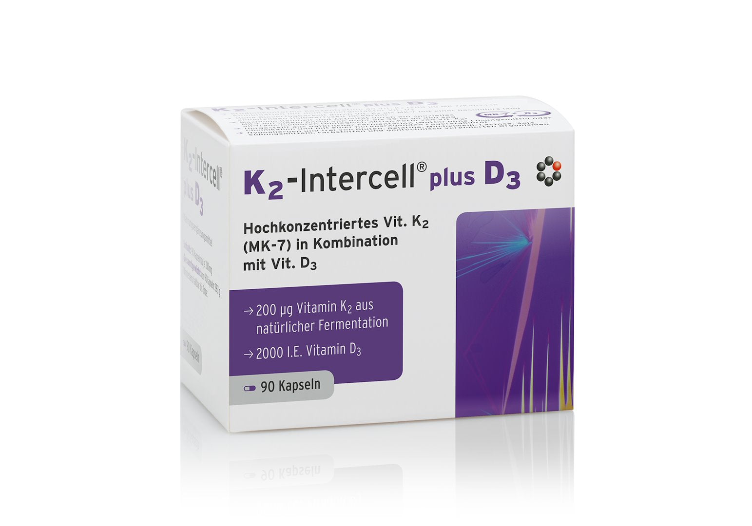 INTERCELL PHARMA K2 - Intercell plus D3 90 kapslit