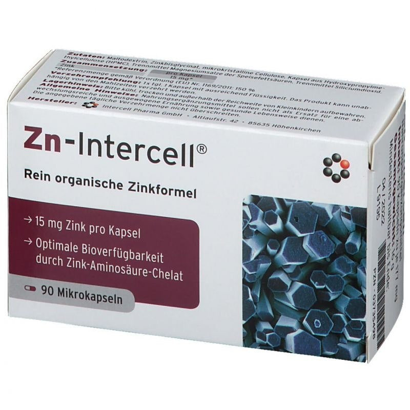 INTERCELL PHARMA Zn-Intercell 90 kapslit