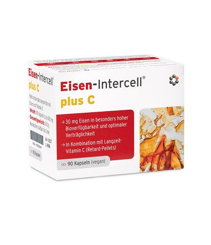 INTERCELL PHARMA Raudvitamiin C-ga 90 kapslit