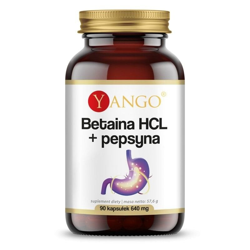 Yango Betaine HCL + Pepsin 90 kapslit