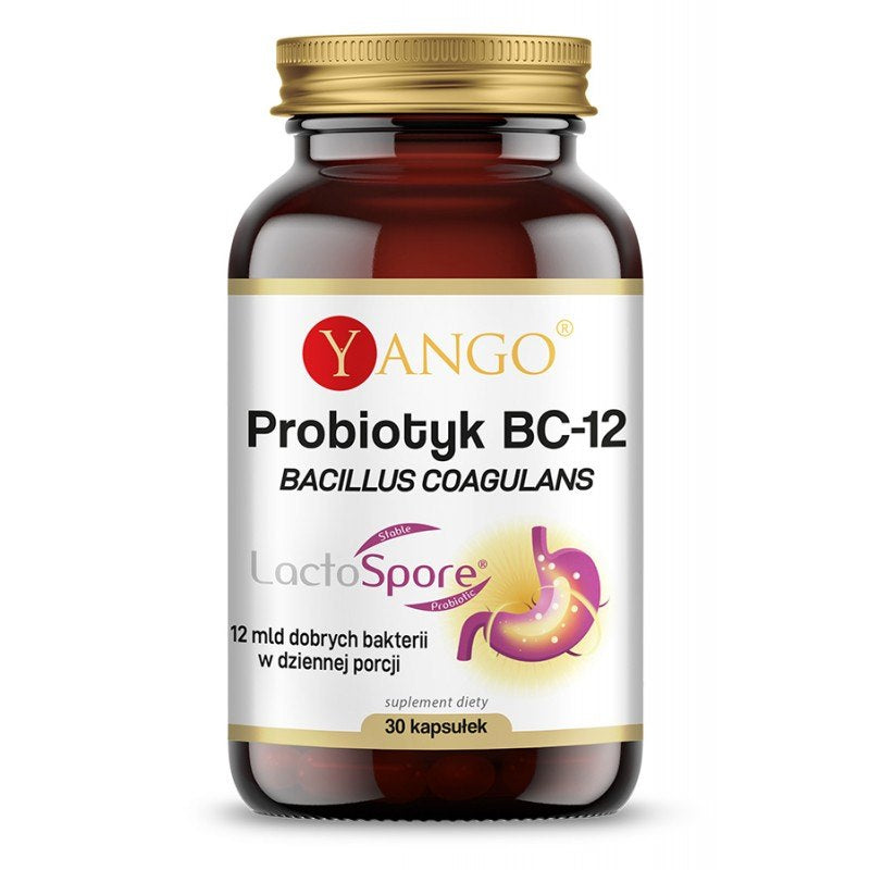 Yango probiootikum BC-12 30 kapslit