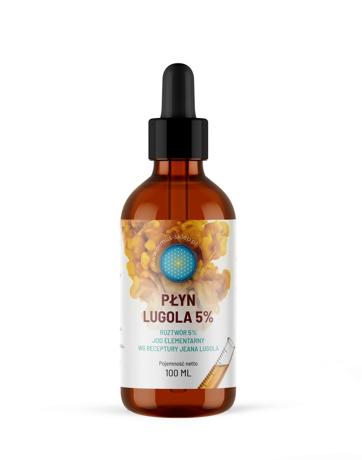 ORMUS Lugoli jood 5% puhast elementaarjoodi 100 ml