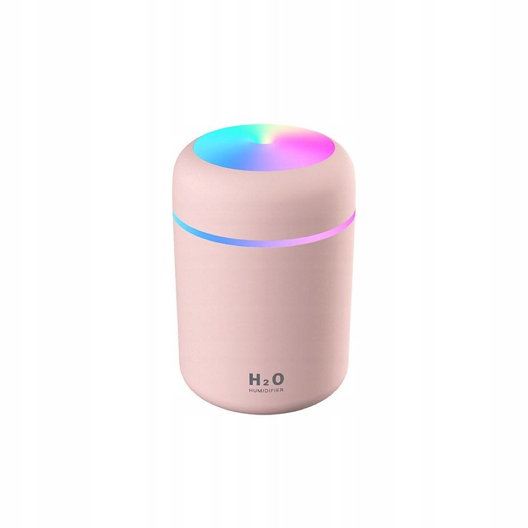H2O õhuniisutaja – õlihajuti – USB, roosa 2W
