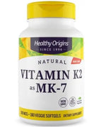 Healthy Origins Vitamiin K2 Mk7 - Vitamiin K 100 mcg 180 kapslit