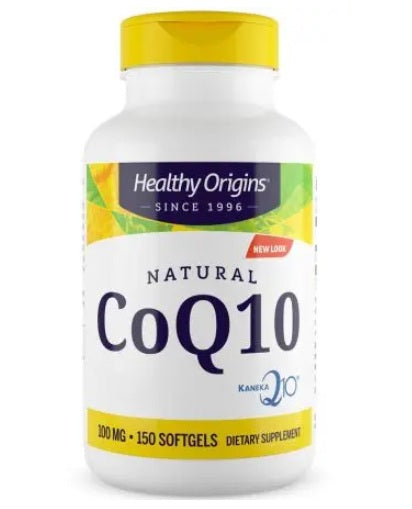 HEALTHY ORIGINS looduslik koensüüm Q10 – koensüüm Q10 100 mg 150 kapslit