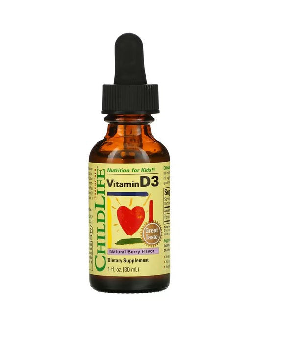 CHILDLIFE Essentials D3-vitamiin - loodusliku marjamaitsega 30 ml