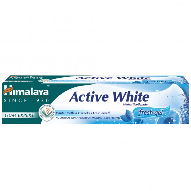 Himalaya Active White ravimtaimede hambapasta värskendava geeliga 75 ml