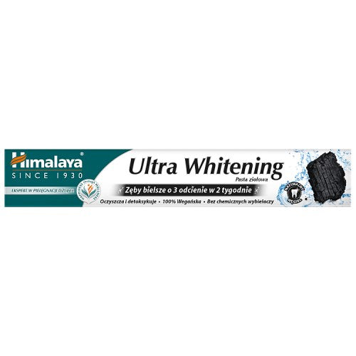 HIMALAYA Gum Expert tugevalt valgendav taimne hambapasta aktiivsöega 75 ml