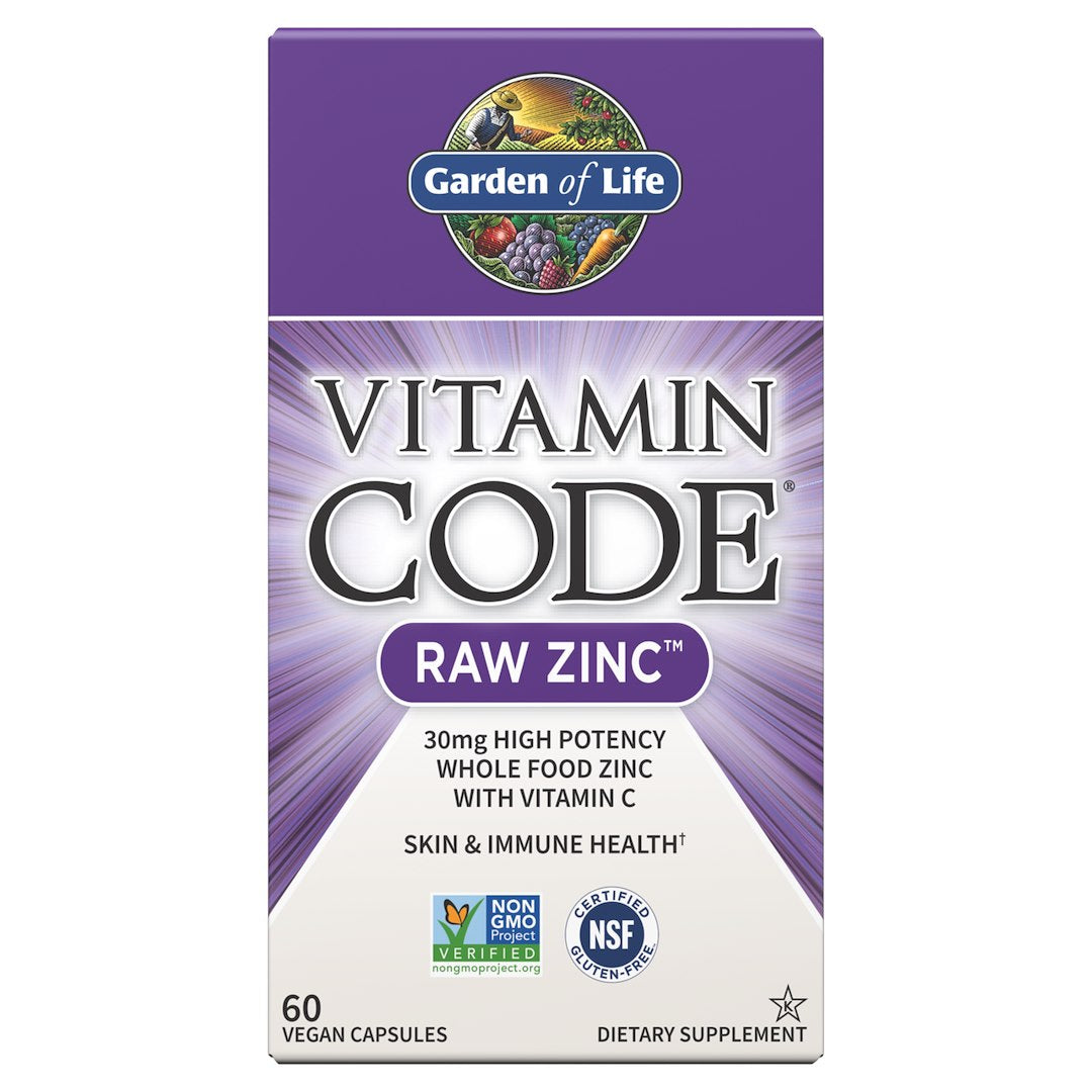 Garden of Life Vitamin Code RAW tsink – tsink 60 kapslit