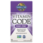 Garden of Life Vitamin Code RAW tsink – tsink 60 kapslit