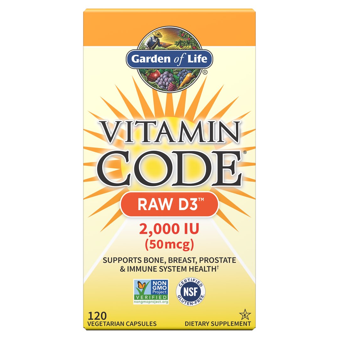Garden of Life Vitamin Code RAW D3 – D-vitamiin 120 kapslit