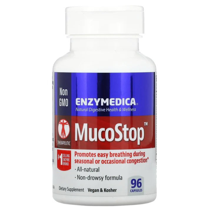 ENZYMEDICA MucoStop 96 kapslit