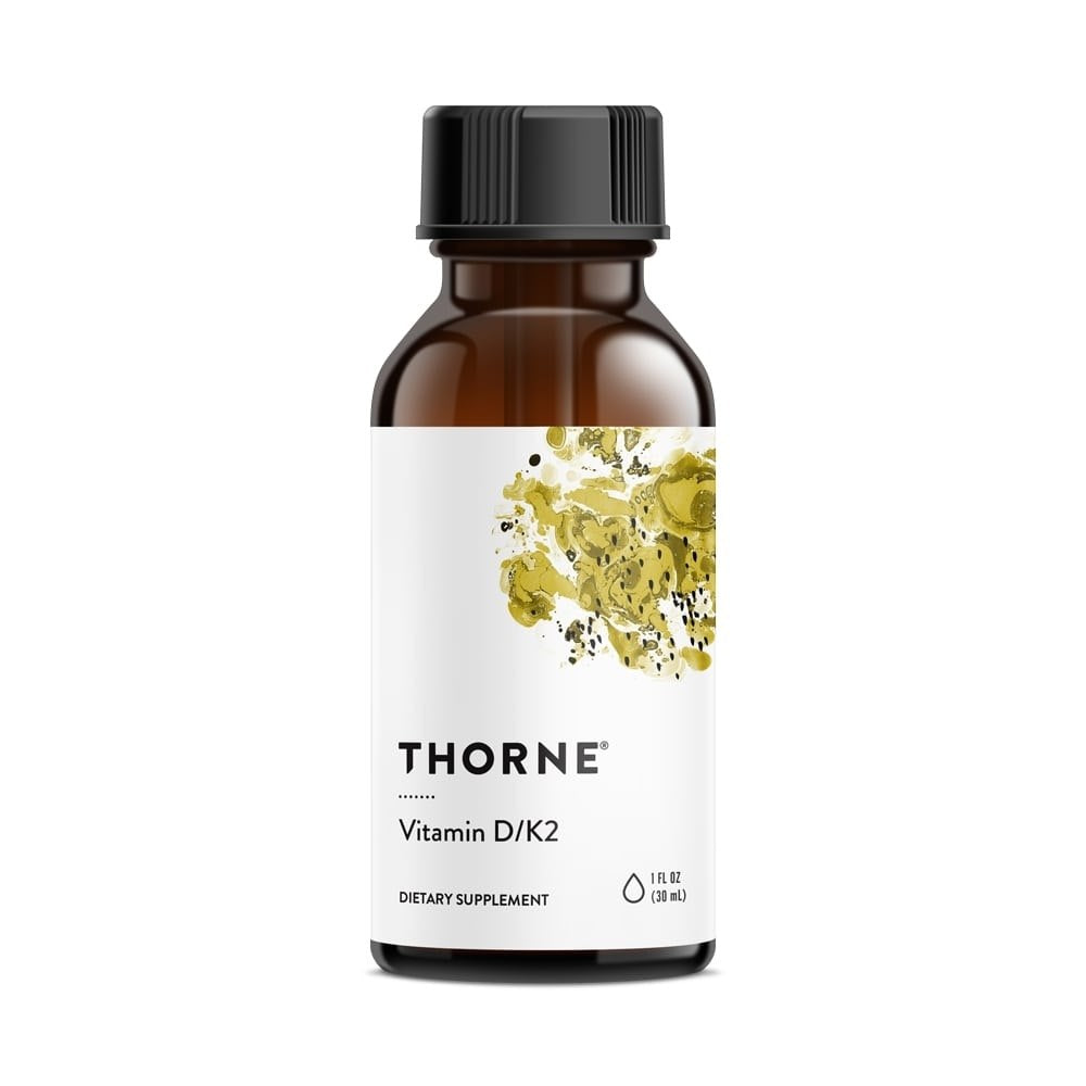 THORNE RESEARCH D3+K2 vedelik 30 ml