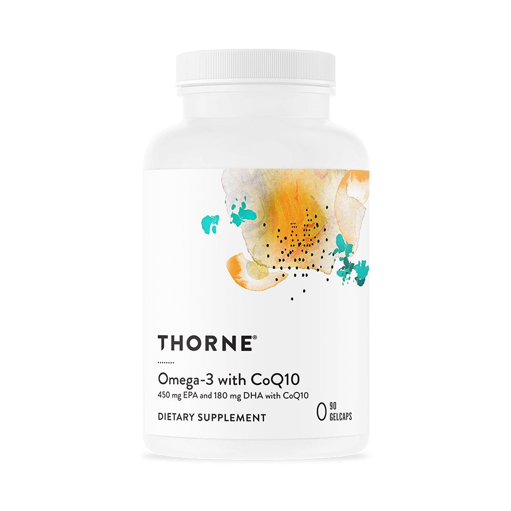 THORNE RESEARCH Omega-3 koos koensüüm Q10-ga, 90 kapslit
